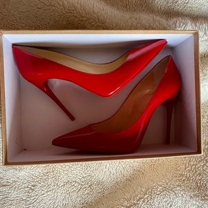 NWT red Kate 100MM Louboutin pumps size 36.5